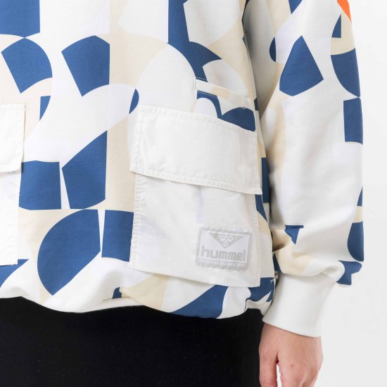 hummel PLAYコラボスウェットハーフジップトップ