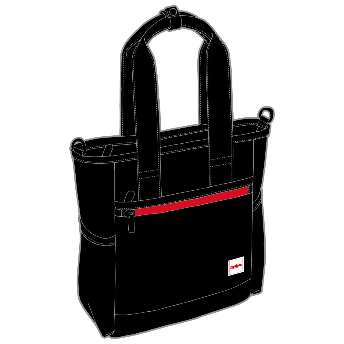 2WAYトートバック(ロゴワッペン)