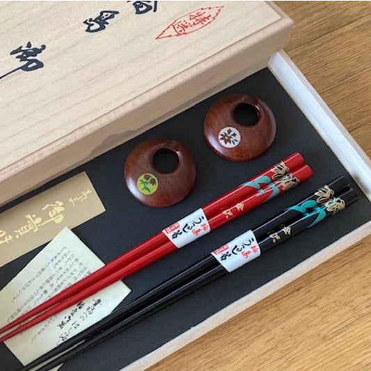 岩多箸店コラボ 輪島うるし箸セット