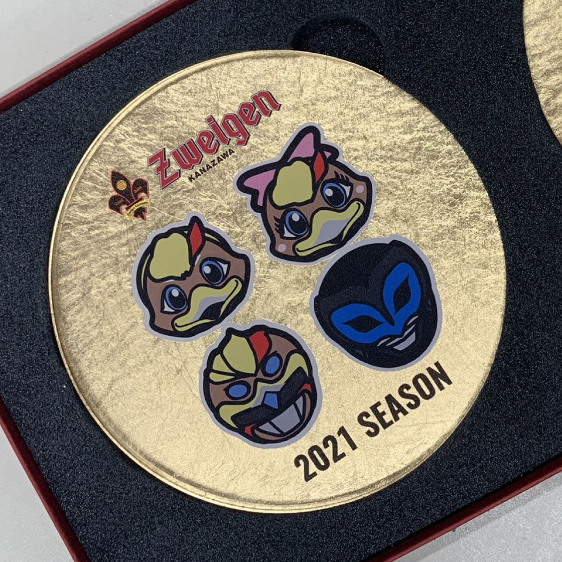 箔一コラボ 金沢箔コースター(2個セット)