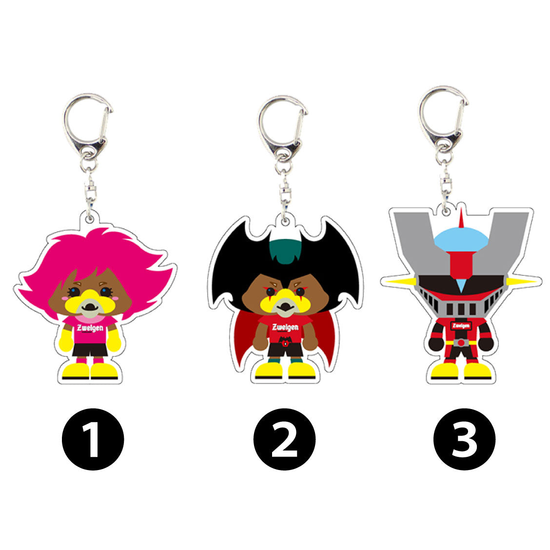 永井豪×ツエーゲン金沢 ラバーキーホルダー