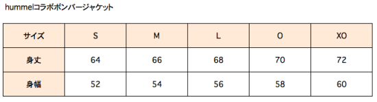 hummelコラボボンバージャケット