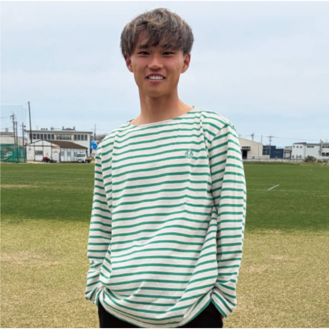 ボーダーロングTシャツ