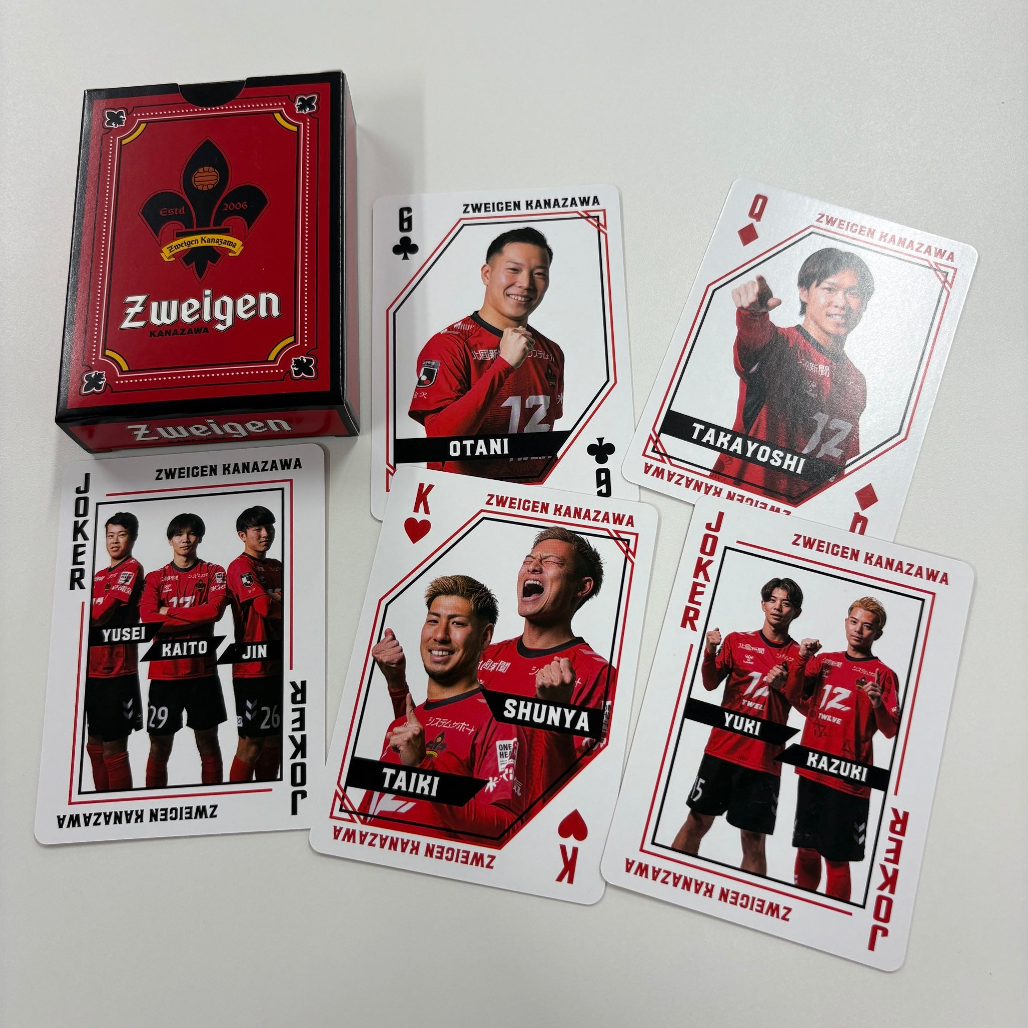 選手トランプ – ツエーゲン金沢 オフィシャルオンラインショップ
