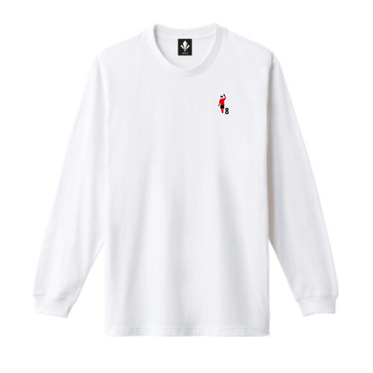 リブありロングスリーブTシャツ