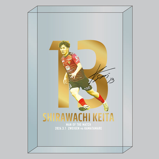 勝ちユニ アクリルキューブ【白輪地 敬大選手】