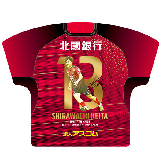 勝ちユニ ユニ型クッション【白輪地 敬大選手】